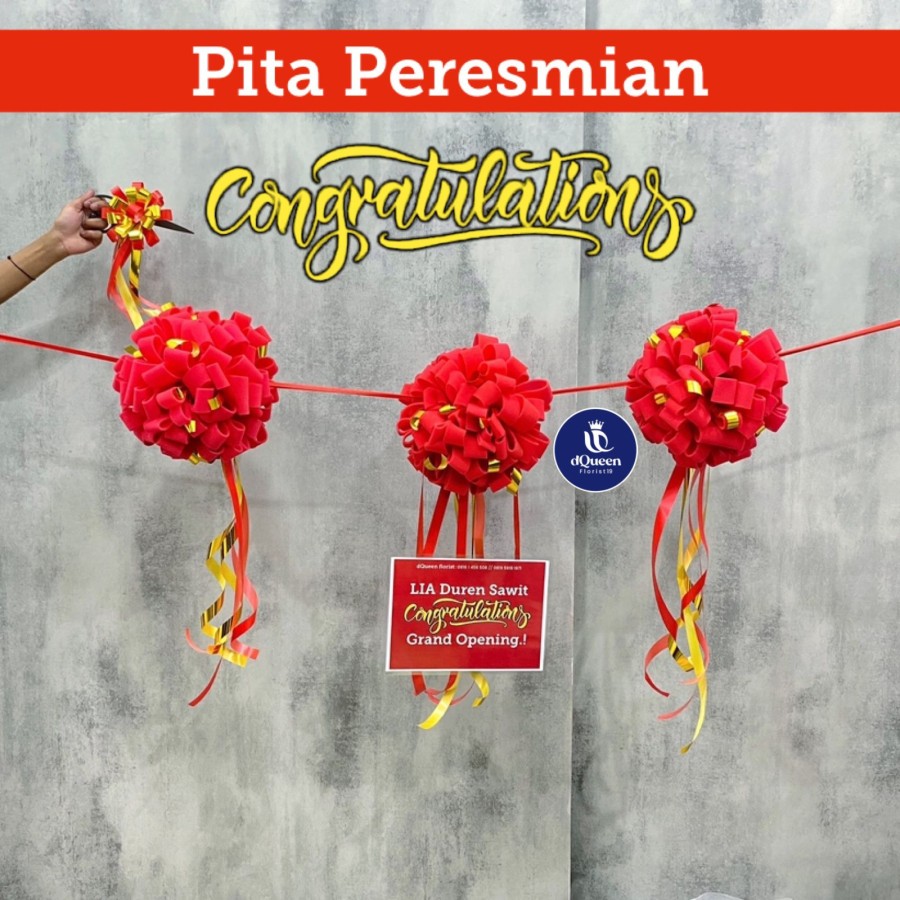 Pita peresmian congratulation