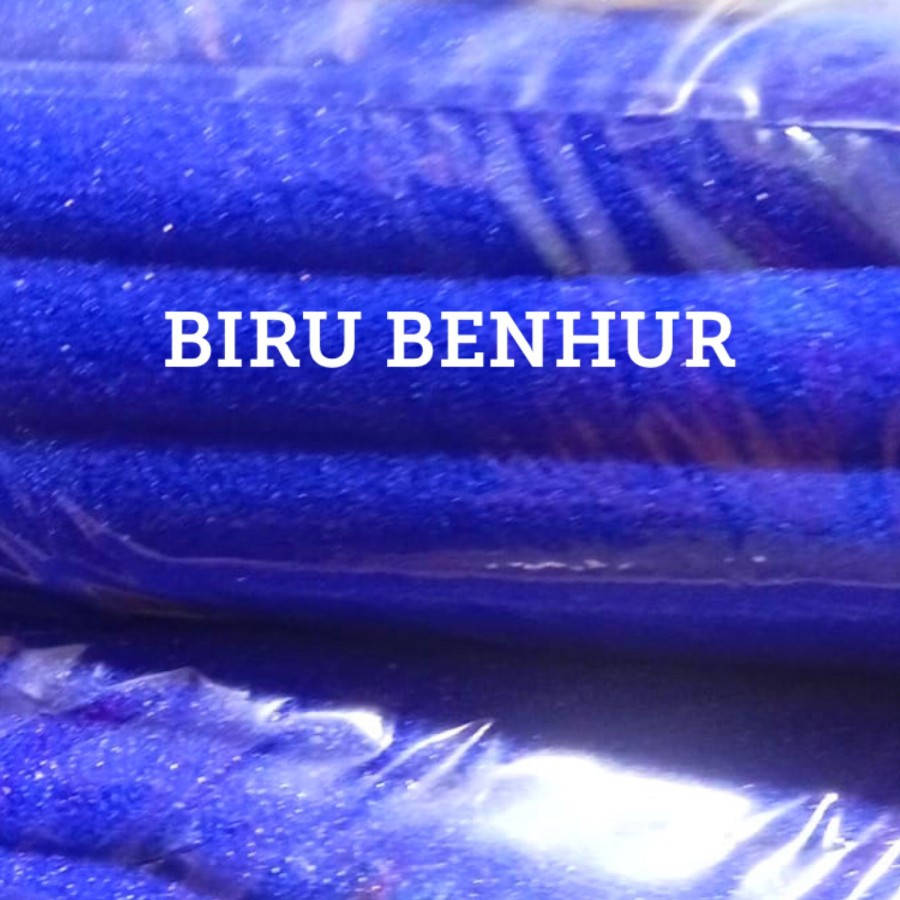 contoh warna spon biru benhur