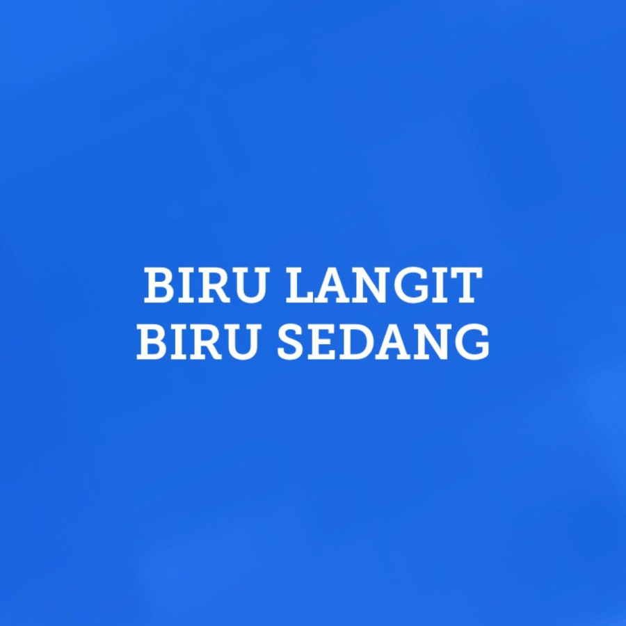 contoh warna spon biru sedang