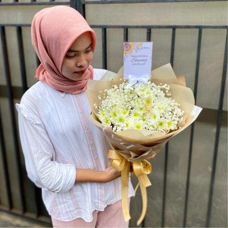 bunga segar